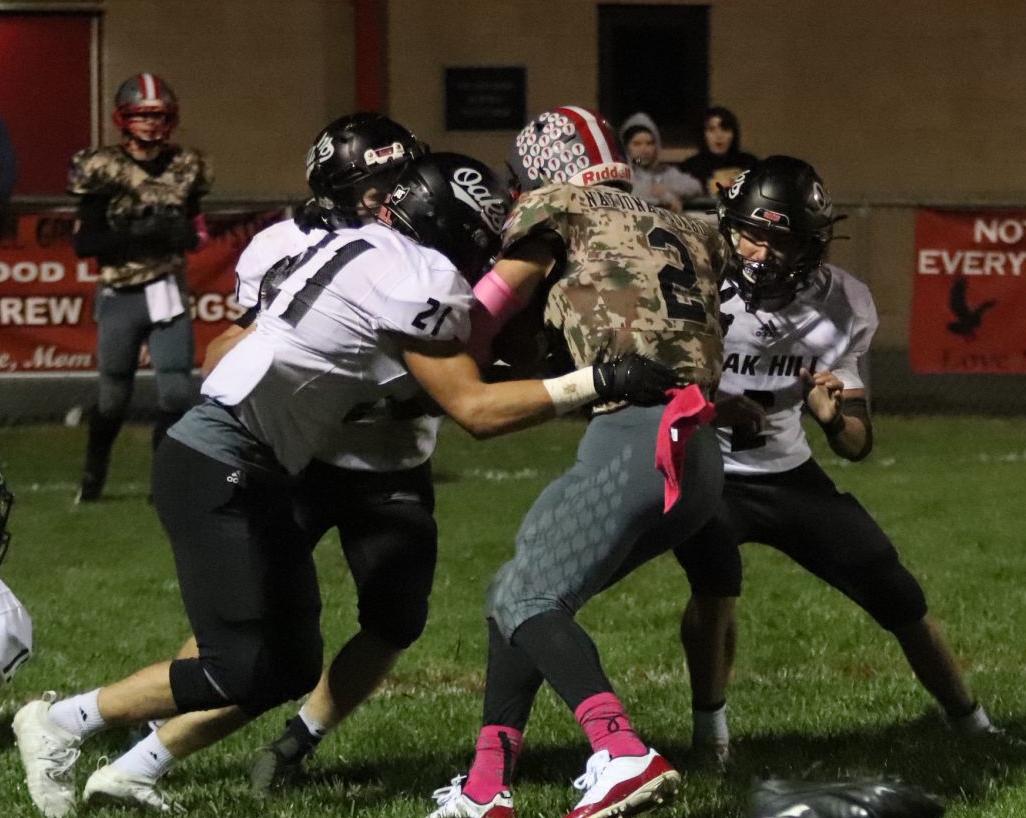 Oak Hill at Minford football